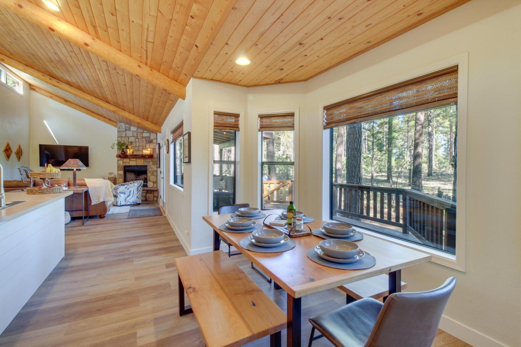 Peaceful Pinetop Cabin With Deck And Fire Pit! Villa Indian Pine Exteriör bild