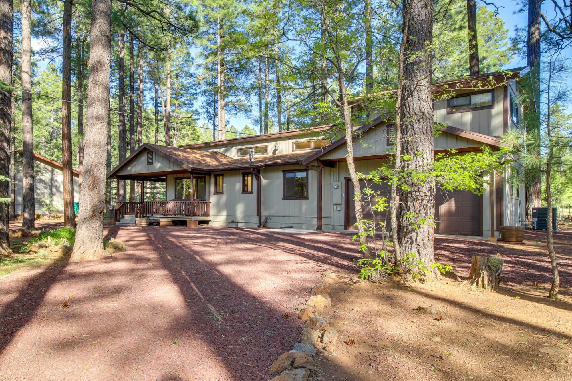 Peaceful Pinetop Cabin With Deck And Fire Pit! Villa Indian Pine Exteriör bild